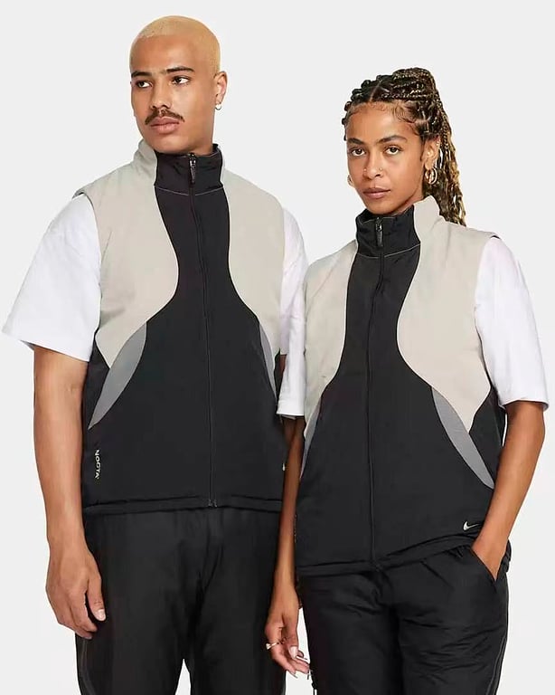Nike Nocta Cotton Vest Black Beige - 3