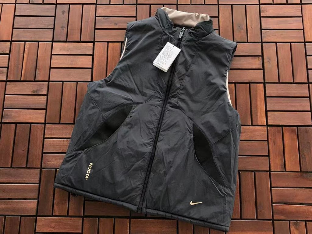 Nike Nocta Cotton Vest Black Beige - 22