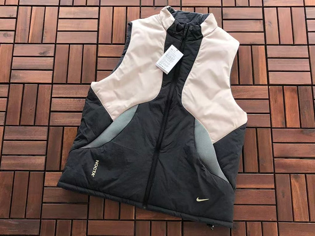 Nike Nocta Cotton Vest Black Beige - 6