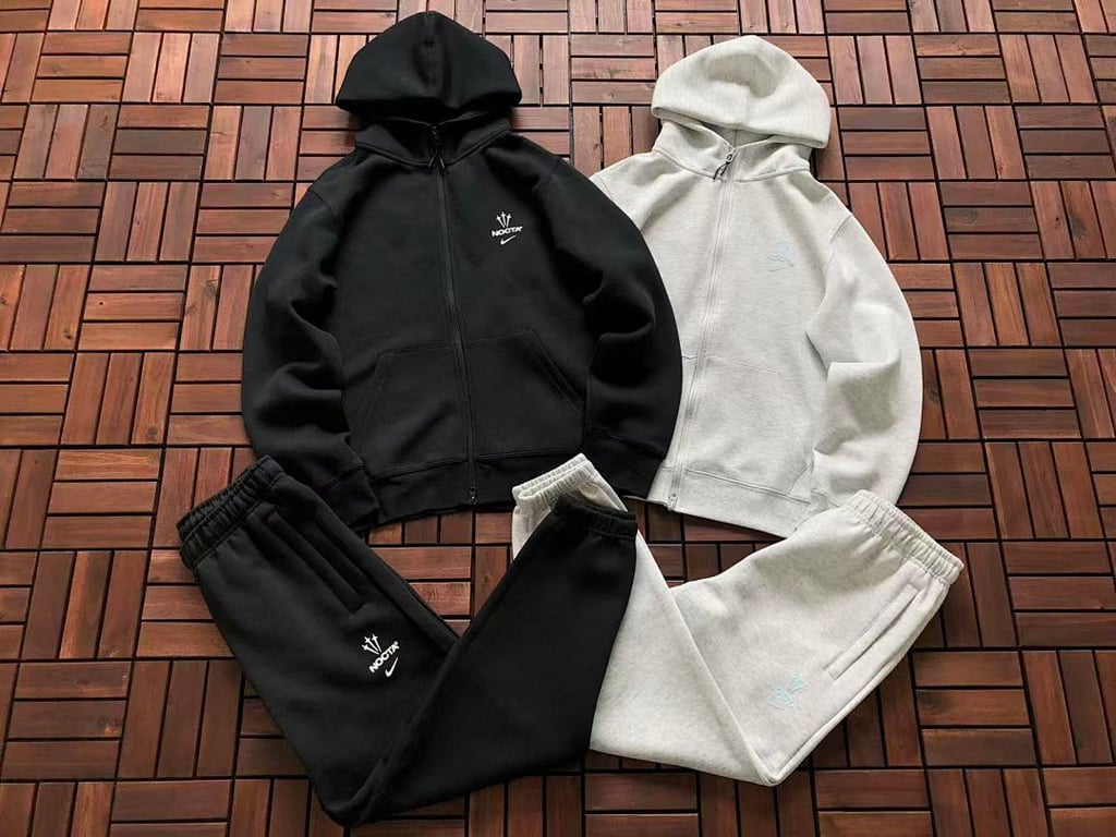Nike Nocta Zip Hoodie & Trousers Set - 7