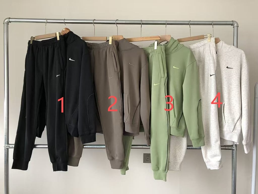 Nike Nocta Fleece Zip Hoodie and Trousers Set - 2
