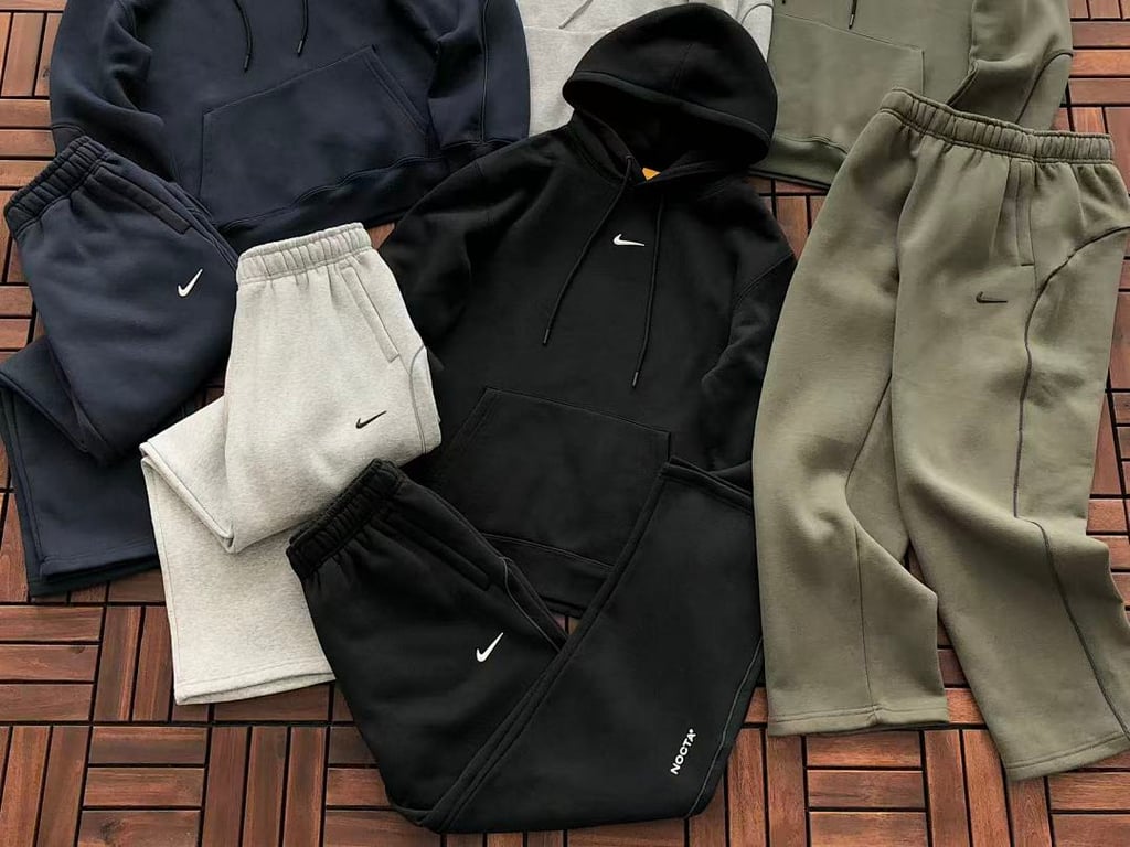 Nike Nocta Fleece Hoodie & Trousers Set - 19