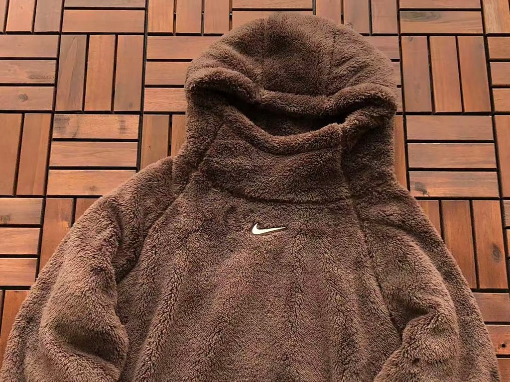 Nike Nocta Fleece Tracksuit Brown - 14