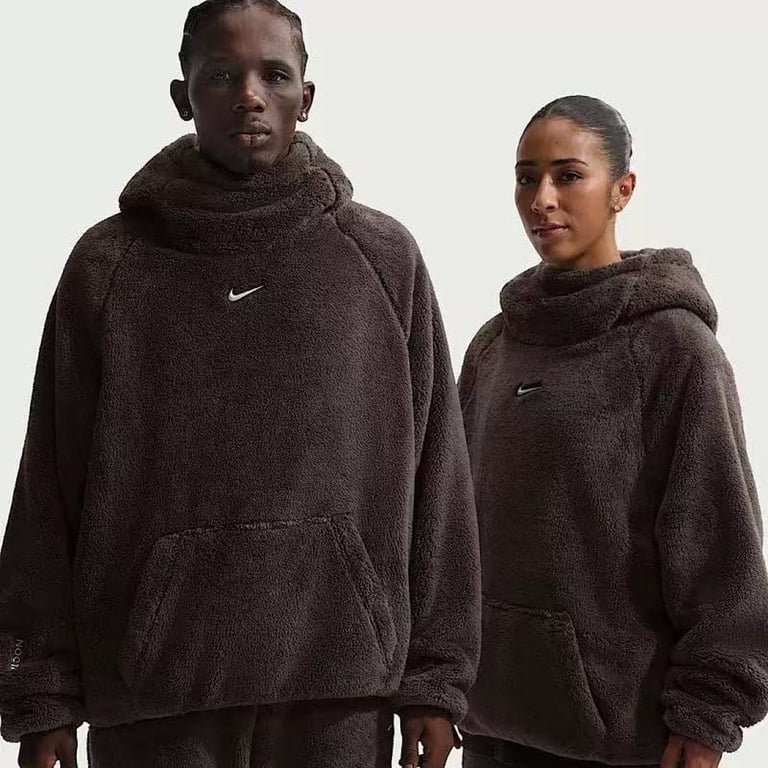 Nike Nocta Fleece Tracksuit Brown - 4