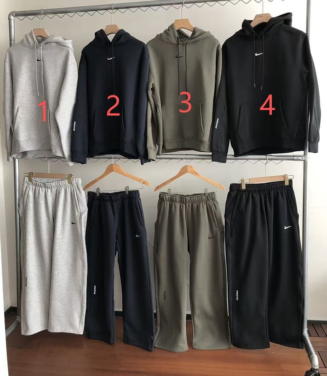 Nike Nocta Fleece Hoodie and Trousers - 2