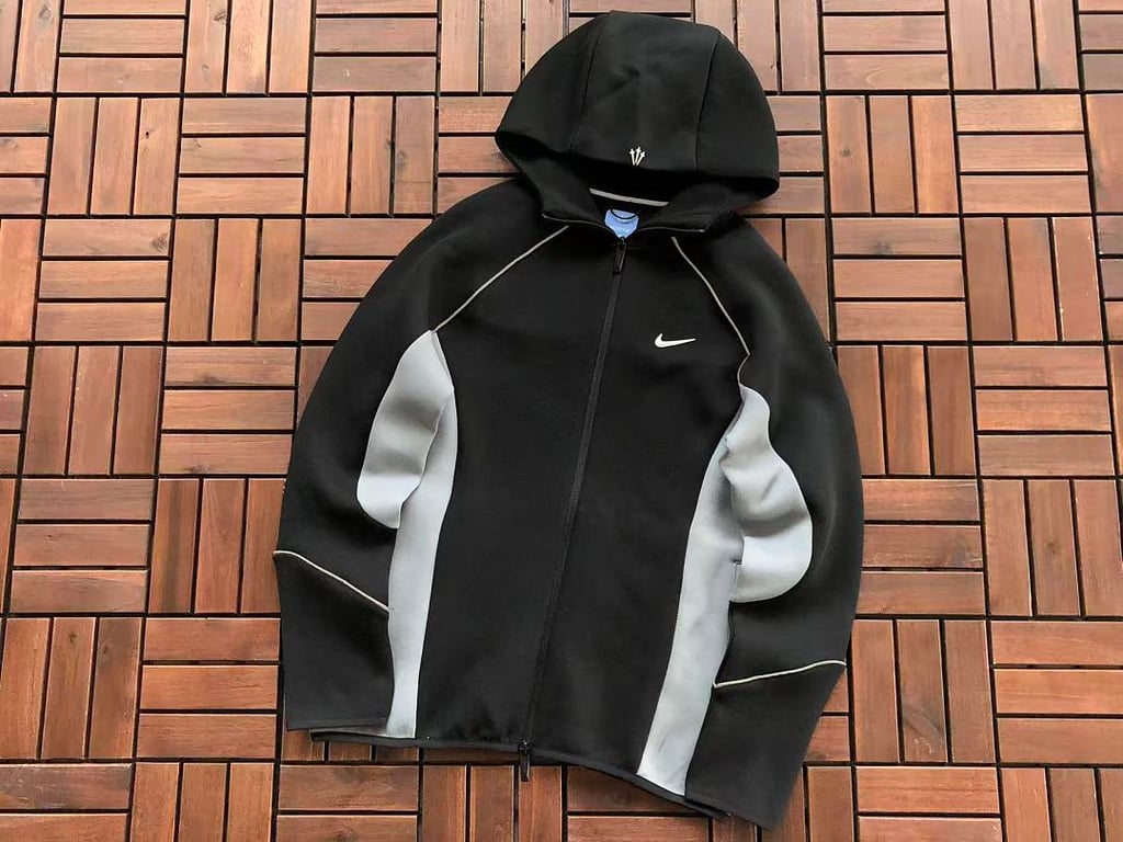 Nike x Nocta Tech Fleece Tracksuit Black Grey - 6