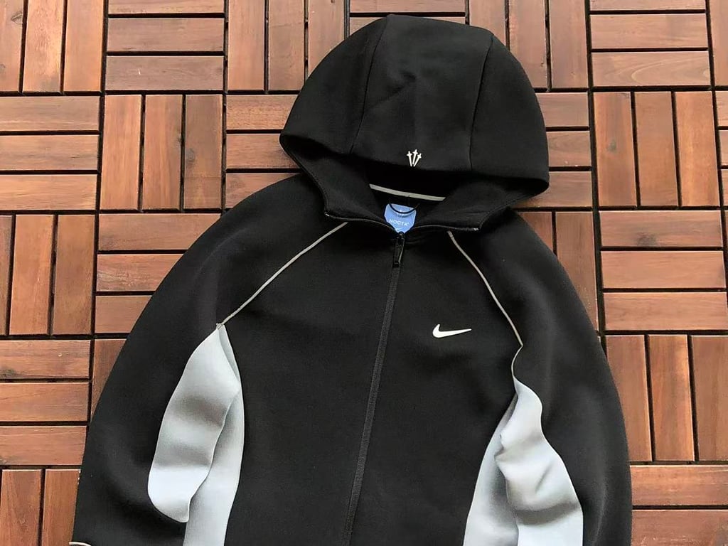 Nike x Nocta Tech Fleece Tracksuit Black Grey - 7