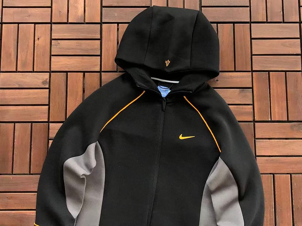 Nike x Nocta Tech Fleece Tracksuit Black Grey - 9