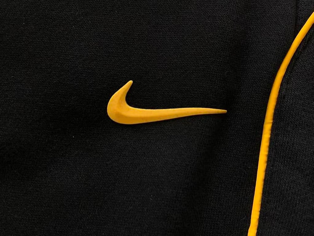 Nike Nocta Fleece Hoodie & Trousers Set Black Yellow - 36