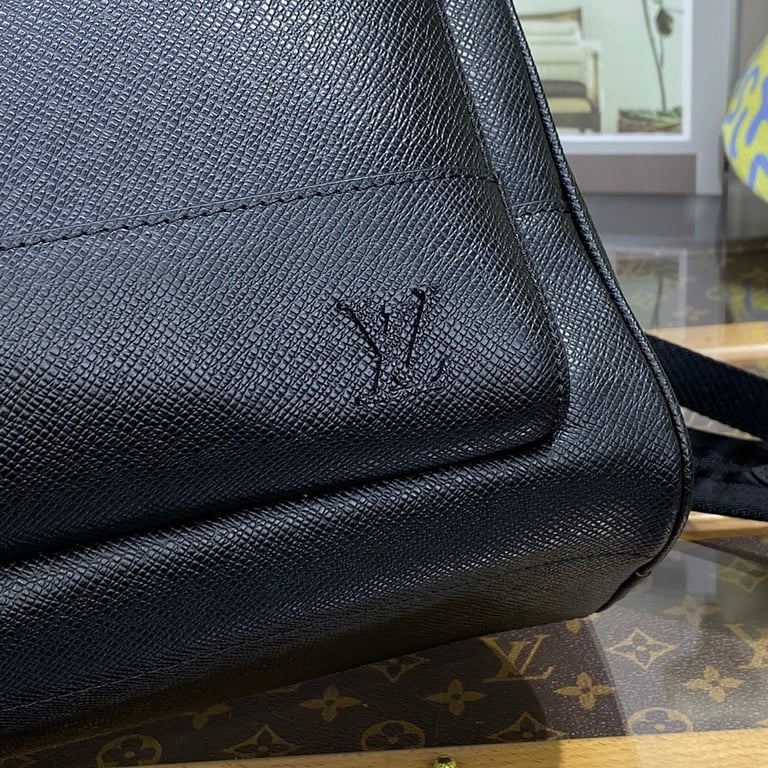 Louis Vuitton Adrian Backpack Taiga Leather Black - 6