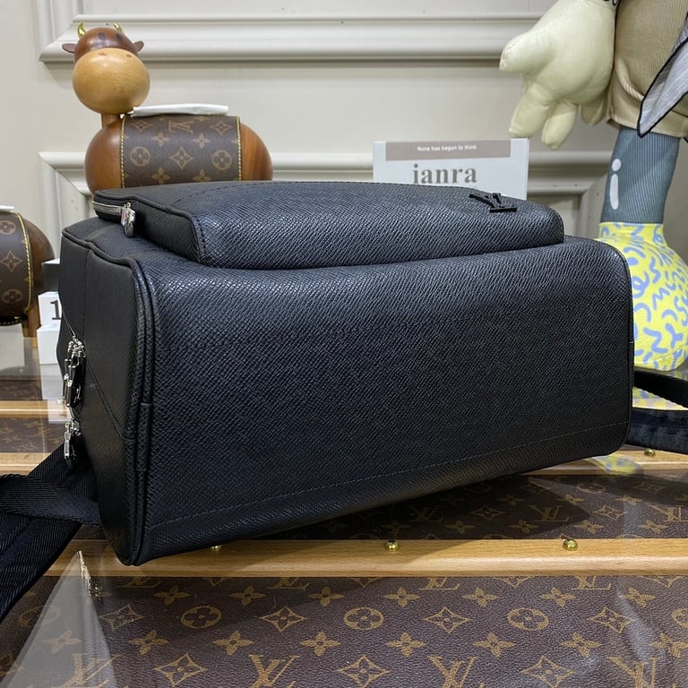 Louis Vuitton Adrian Backpack Taiga Leather Black - 7