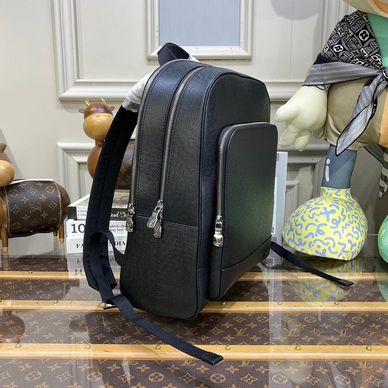 Louis Vuitton Adrian Backpack Taiga Leather Black - 9