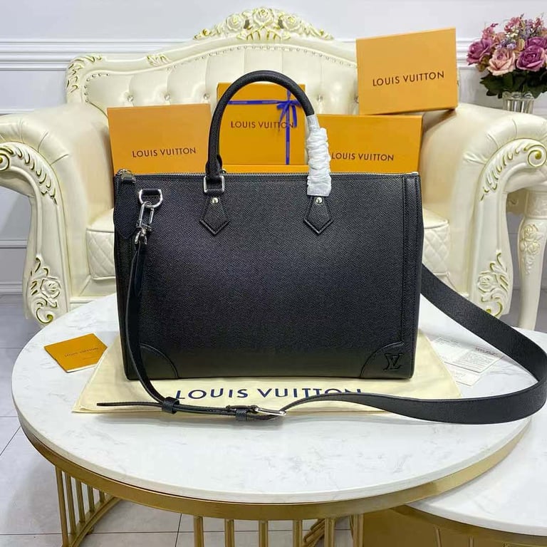 Louis Vuitton Slim Briefcase Taiga Leather Black - 2
