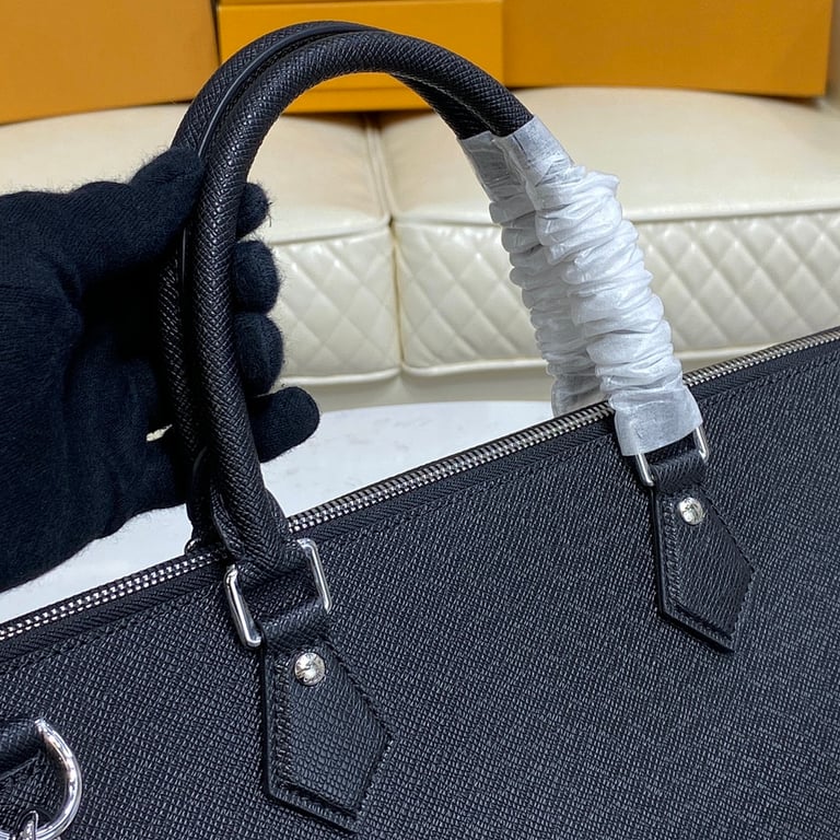 Louis Vuitton Slim Briefcase Taiga Leather Black - 7