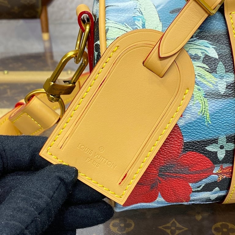 Louis Vuitton Keepall Bandoulière 25 Monogram Surfin' Blue - 6