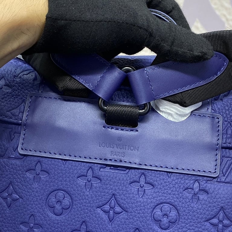Louis Vuitton Christopher Backpack Monogram Taurillon Deep Blue - 8
