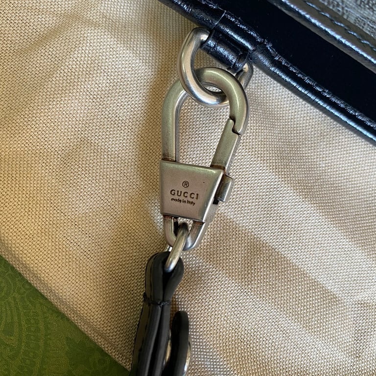 Gucci GG Supreme Interlocking G Pouch Black - 3