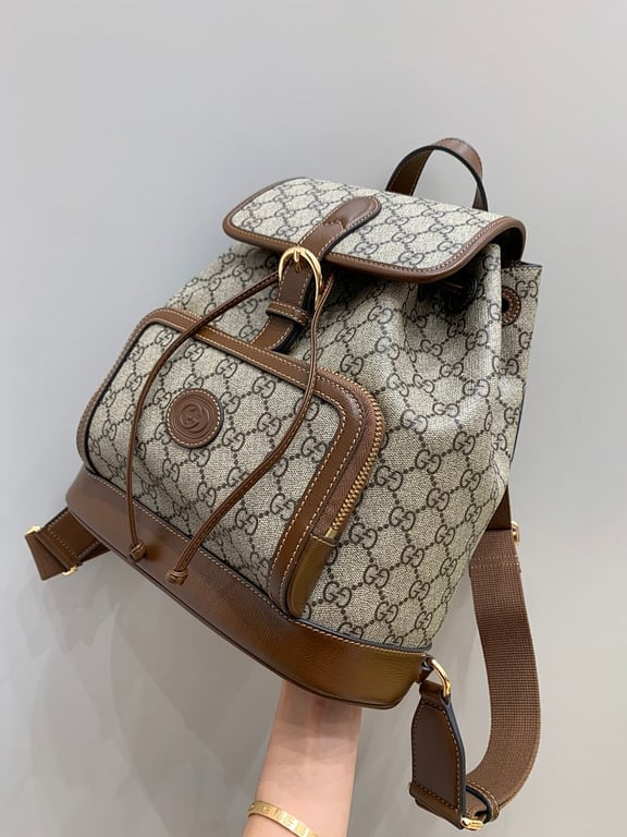 Gucci GG Supreme Retro Backpack Brown - 5