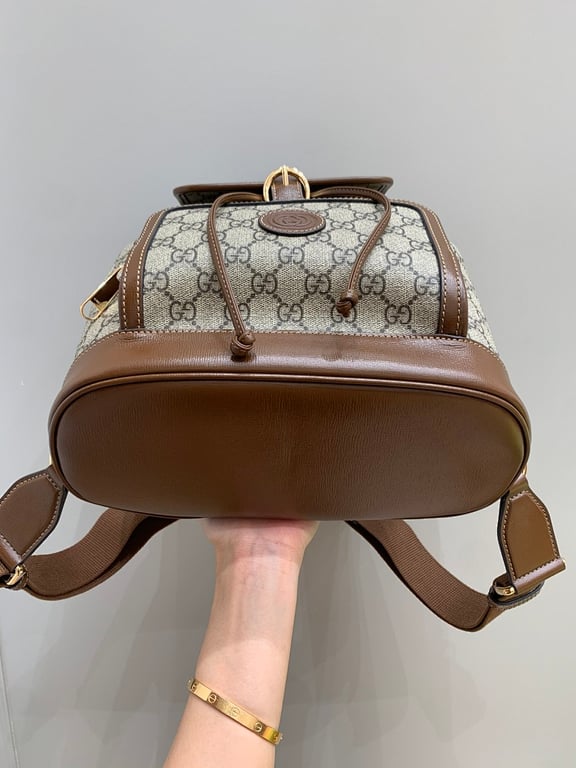 Gucci GG Supreme Retro Backpack Brown - 6