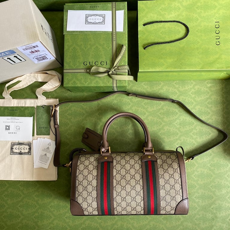 Gucci Savoy Mini GG Supreme Duffel Bag - 2