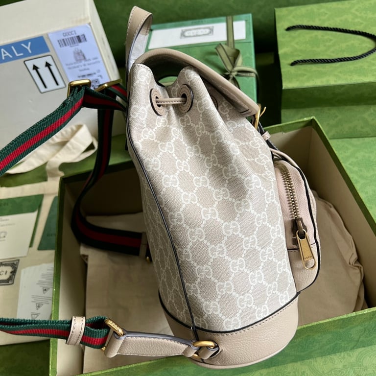 Gucci GG Supreme Backpack Beige Ivory - 7