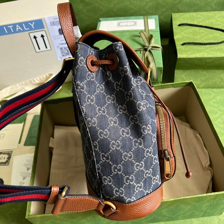 Gucci GG Denim Backpack 674147 - 7