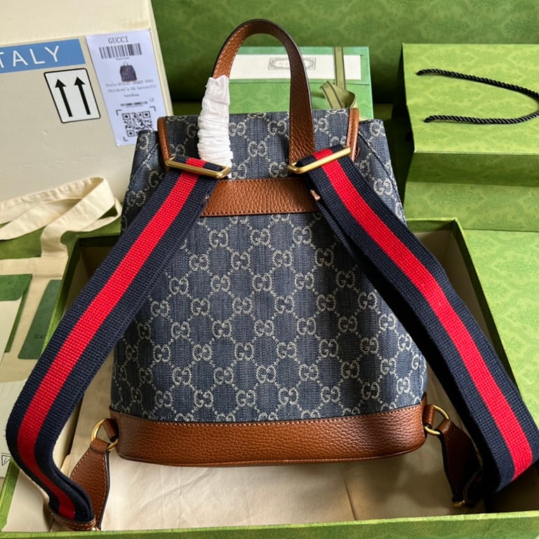 Gucci GG Denim Backpack 674147 - 9