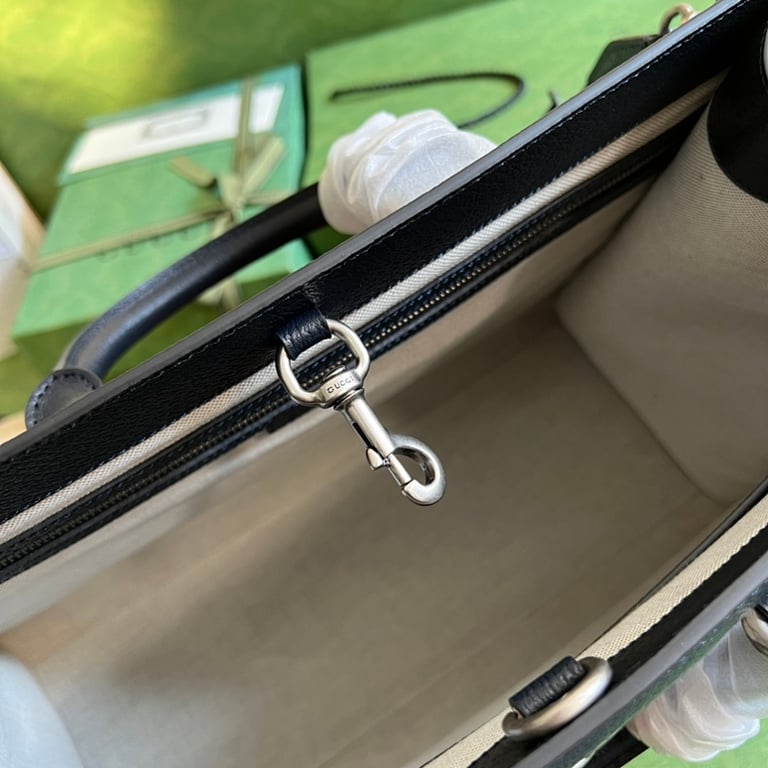 Gucci Ophidia GG Supreme Large Tote Bag Blue - 4