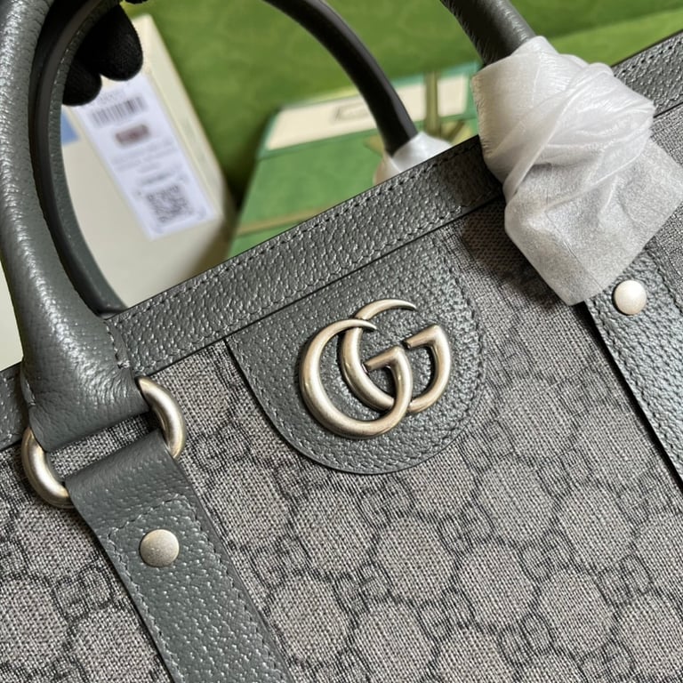 Gucci Ophidia Large Tote Bag Grey GG Supreme - 6