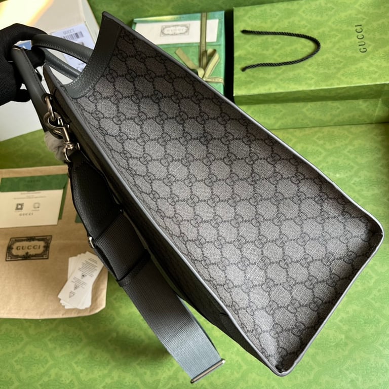 Gucci Ophidia Large Tote Bag Grey GG Supreme - 7