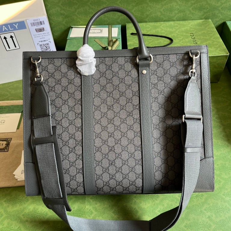 Gucci Ophidia Large Tote Bag Grey GG Supreme - 9