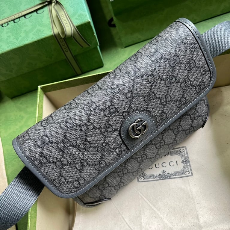 Gucci Ophidia GG Supreme Belt Bag Grey Black - 5