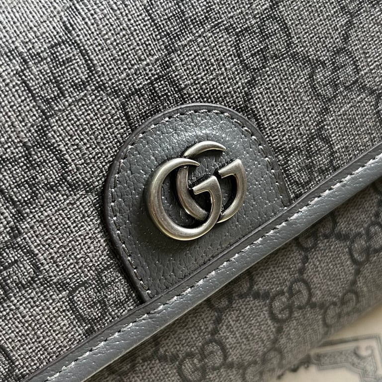 Gucci Ophidia GG Supreme Belt Bag Grey Black - 6