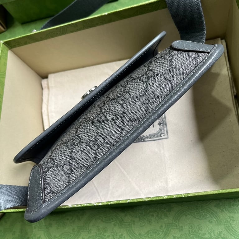 Gucci Ophidia GG Supreme Belt Bag Grey Black - 8