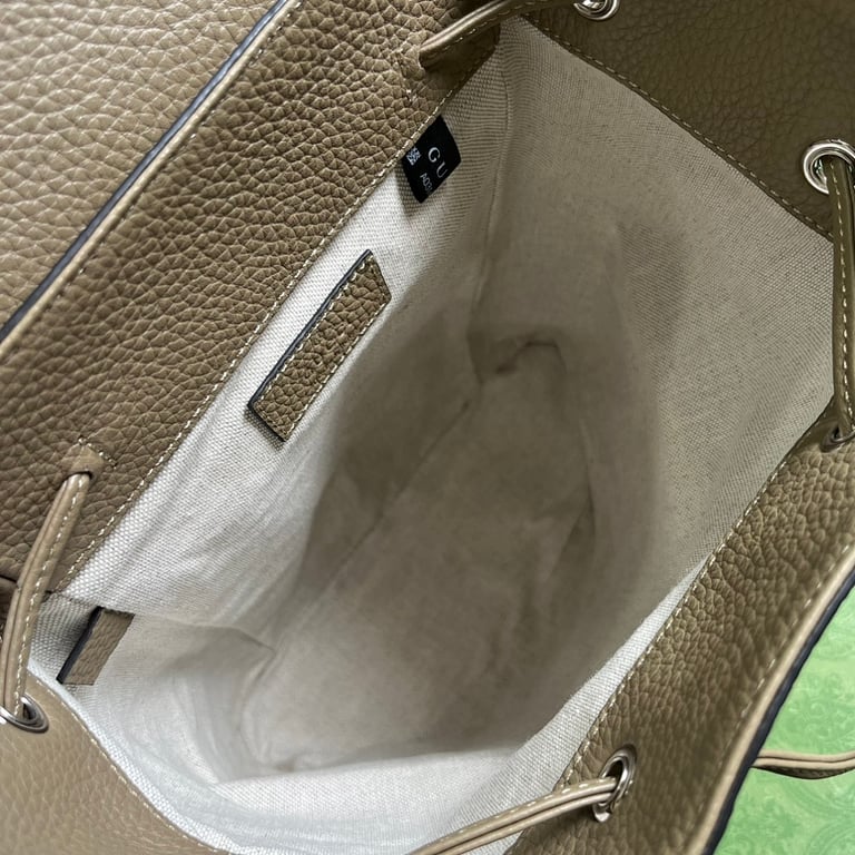 Gucci Jumbo GG Leather Backpack Taupe - 3