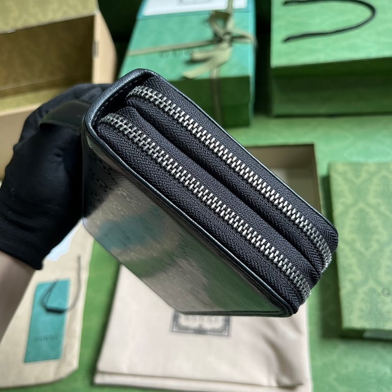 Gucci Jumbo GG Travel Document Case Black - 5
