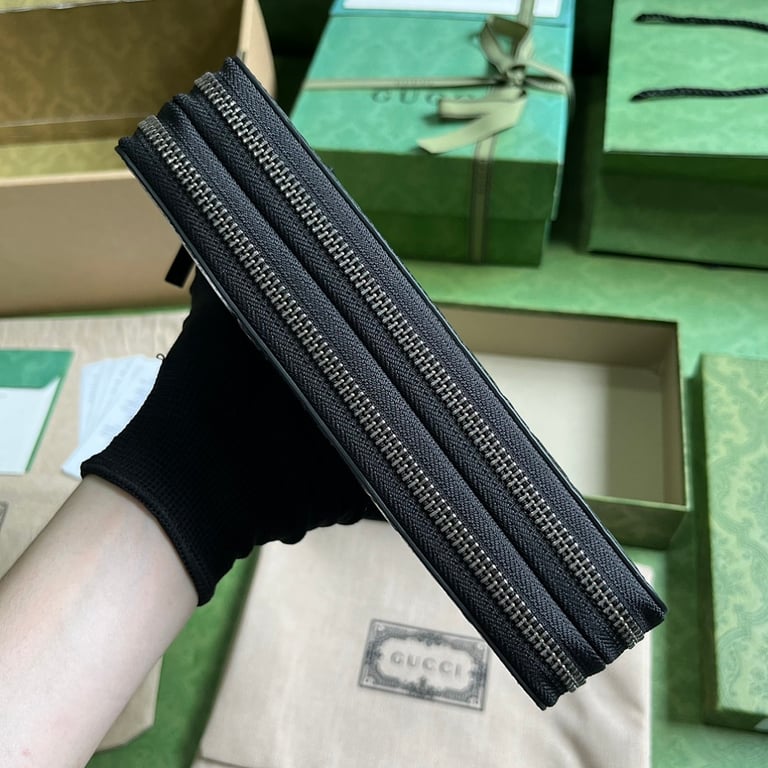 Gucci Super GG Travel Document Case Black - 8