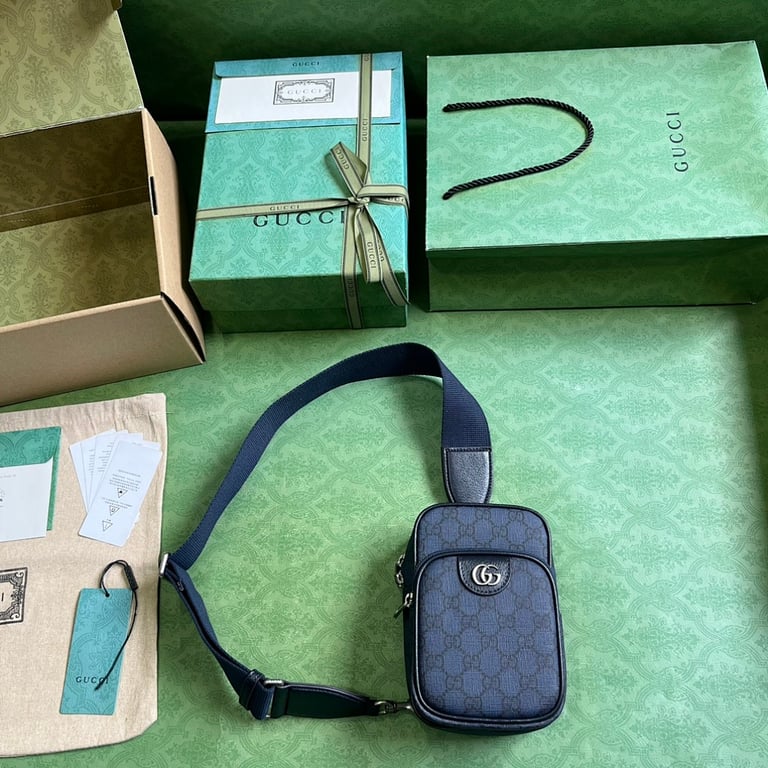 Gucci Ophidia GG Mini Bag Blue 752565 - 2