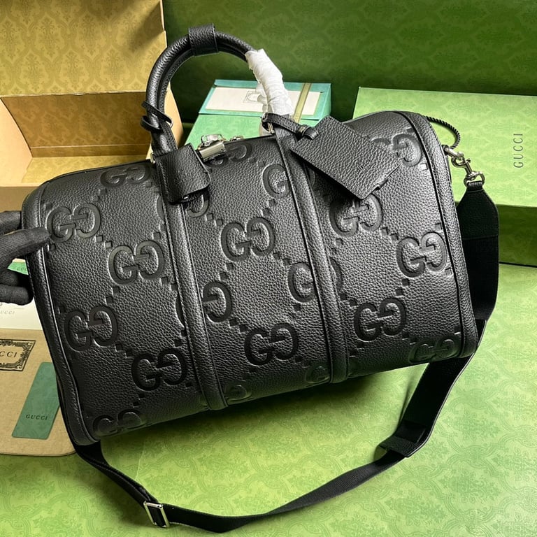 Gucci Jumbo GG Small Travel Bag Black - 2