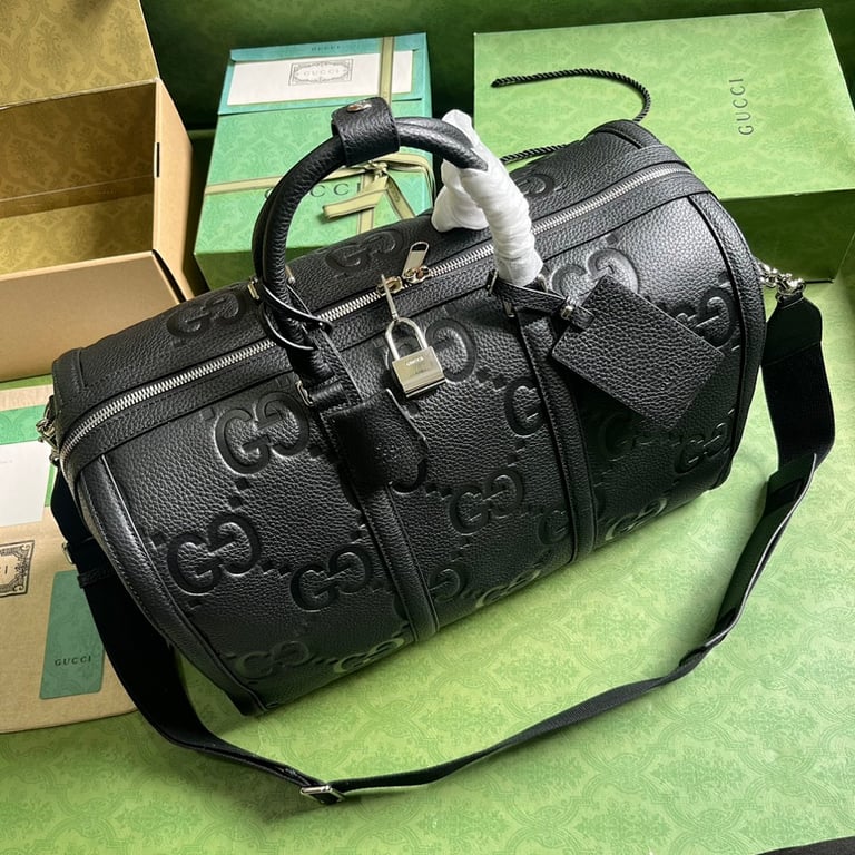 Gucci Jumbo GG Small Travel Bag Black - 4