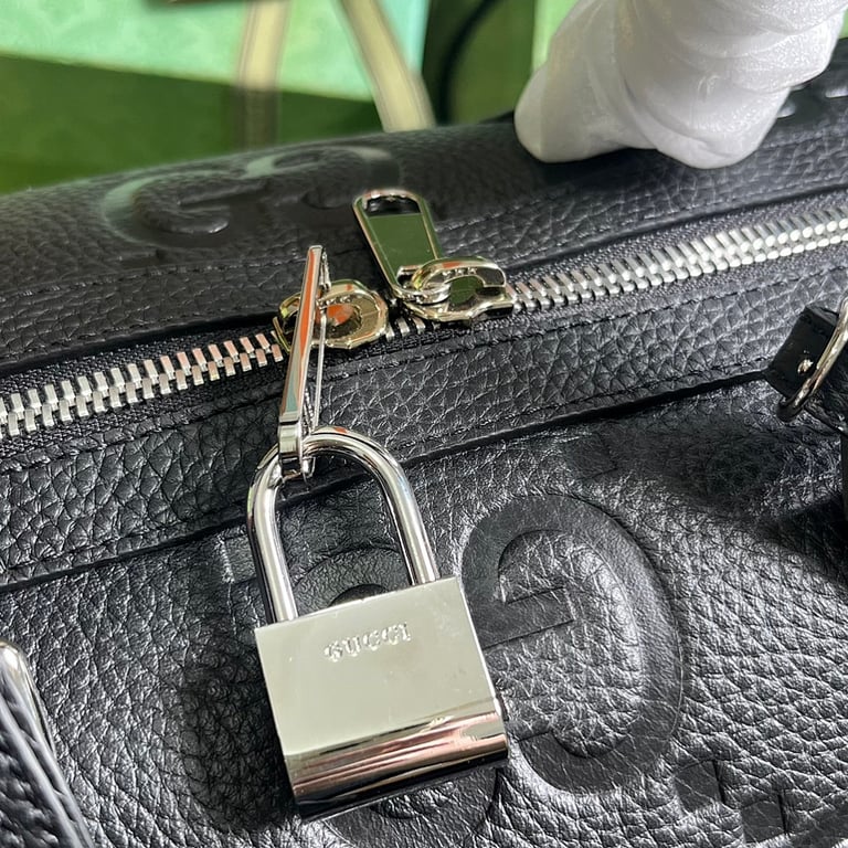 Gucci Jumbo GG Small Travel Bag Black - 5