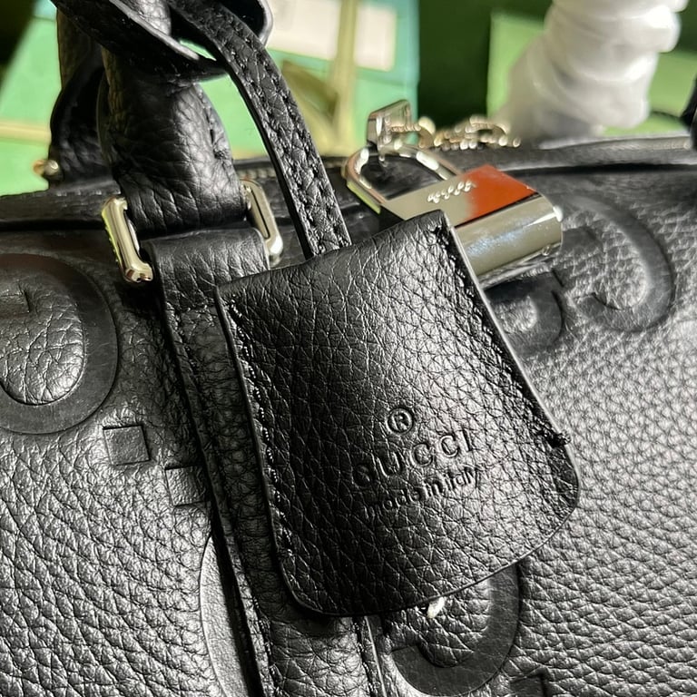 Gucci Jumbo GG Small Travel Bag Black - 6