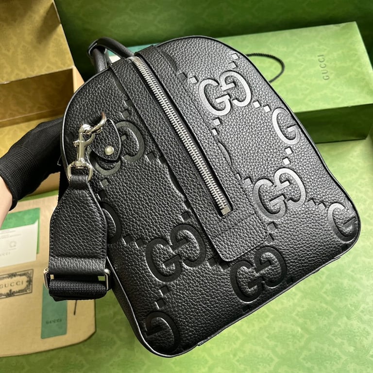 Gucci Jumbo GG Small Travel Bag Black - 7