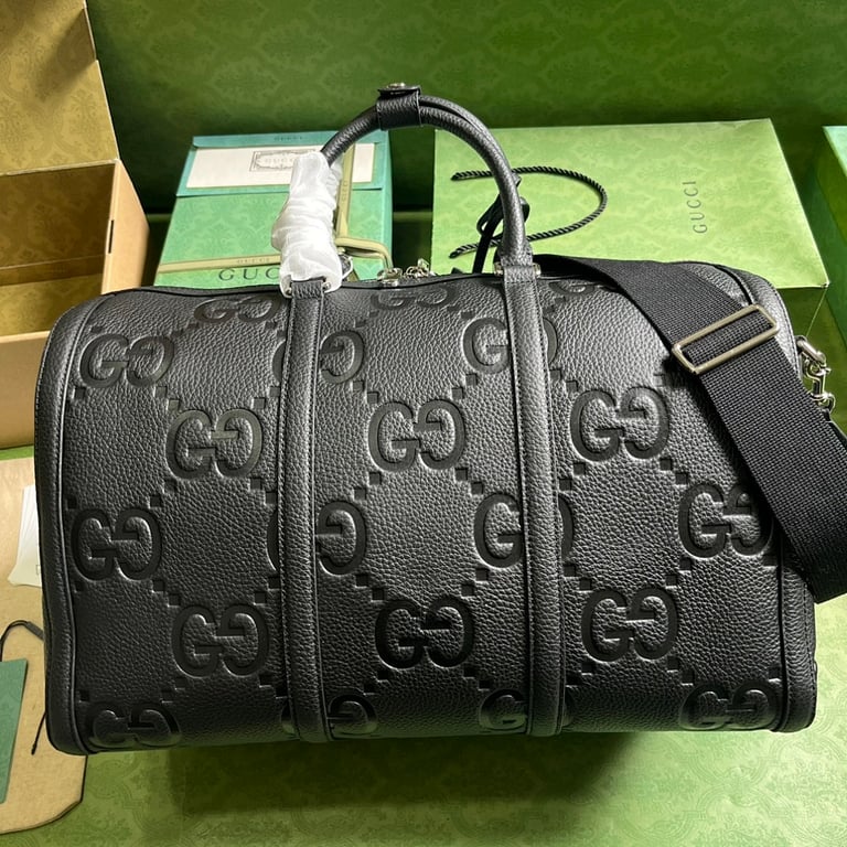 Gucci Jumbo GG Small Travel Bag Black - 9