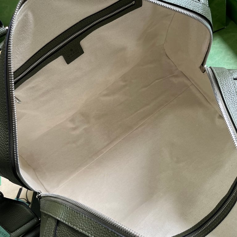 Gucci Jumbo GG Small Duffle Bag Green - 3