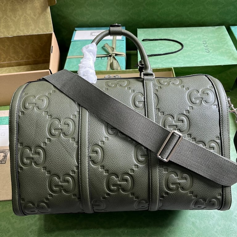 Gucci Jumbo GG Small Duffle Bag Green - 9