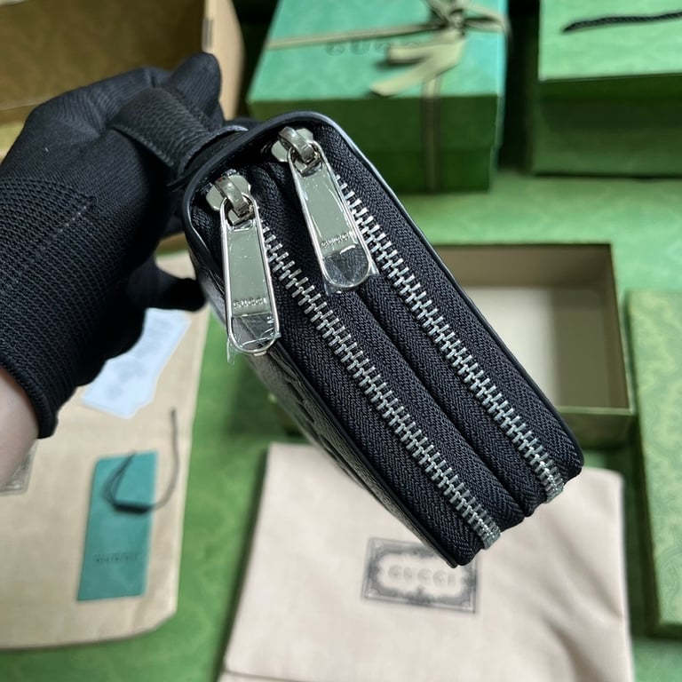 Gucci Jumbo GG Travel Document Case Black - 4