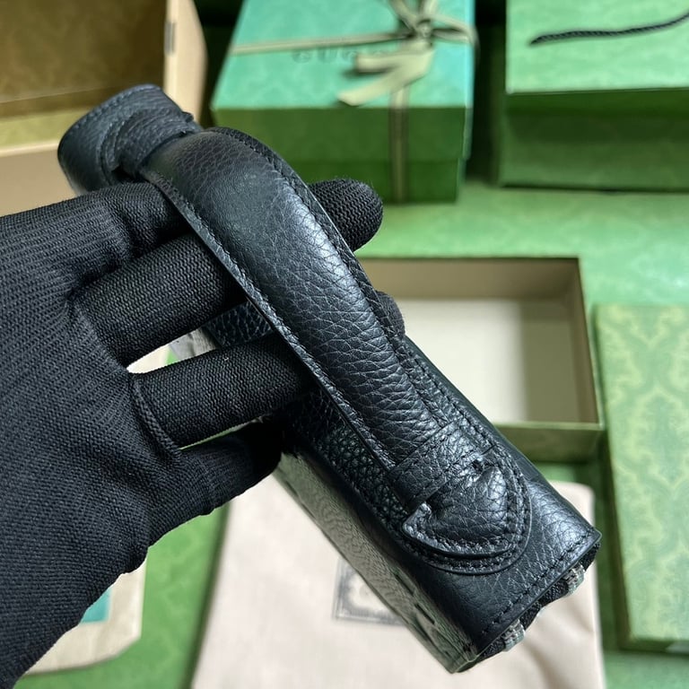 Gucci Jumbo GG Travel Document Case Black - 5