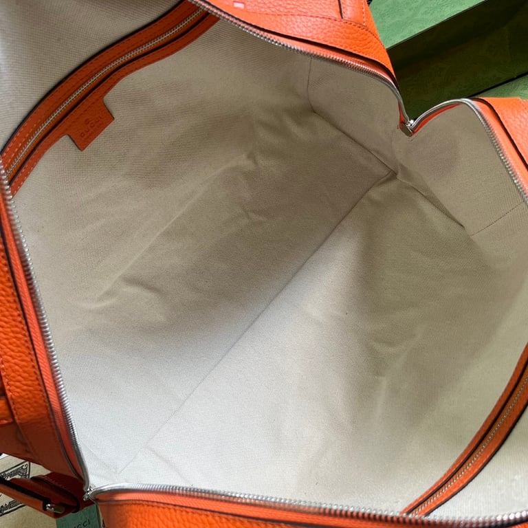 Gucci Jumbo GG Small Travel Bag Orange - 3