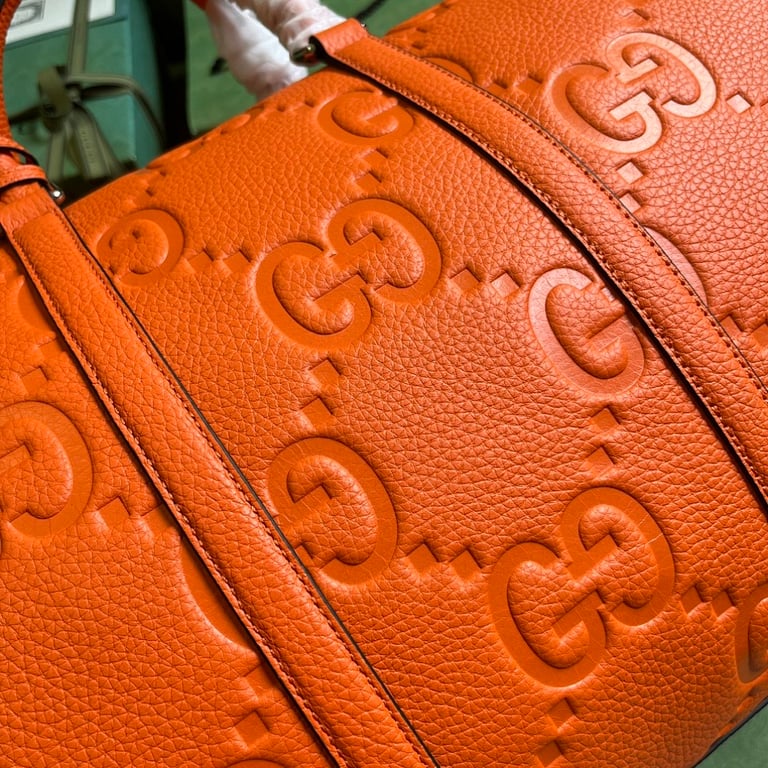 Gucci Jumbo GG Small Travel Bag Orange - 4